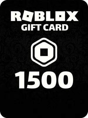 1500 Robux Gift Card
